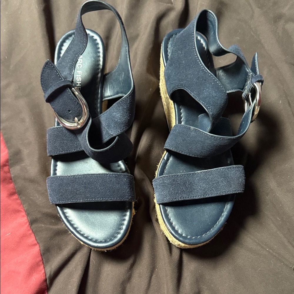 MarcFischer Women's Dark Blue Sandals